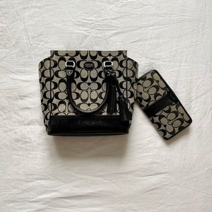 Coach Purse & Wallet Duo